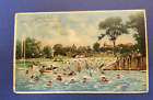 HTL Hold to the Light Bathing Union Park Chicago IL Illinois Vintage Postcard