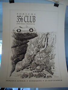 356 Club Fall Festival poster Yosemite 1993 Porsche SoCal Registry region