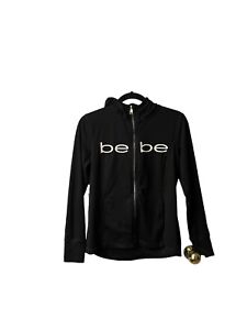 Women’s bebe sport black zip up hoodie-Size M