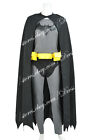 Batman: The Dark Knight Cosplay Bruce Wayne Costume Cotton Jumpsuit with Cape