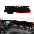Black Car Dashboard Dash Mat Sun Cover Pad Polyester For 2018-2023 Toyota Camry