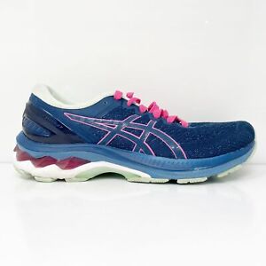 Asics Womens Gel Kayano 27 1012A649 Blue Running Shoes Sneakers Size 7.5
