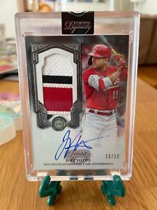 Joey Votto 2023 Topps Dynasty Vertical Patch Auto #10/10 Dynastic Data Reds
