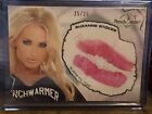 2011 BENCHWARMER SUZANNE STOKES AUTHENTIC KISS CARD  /25