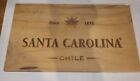 Santa Carolina Chile Wine Crate Wood Panel