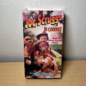 Joe Scruggs In Concert: Music Monkey Business & More! (VHS, 1992) Tested