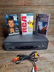 Daewoo DV-T5DN VCR VHS 4 Head W A/V Cable & Sealed New Movies And Blank Tape