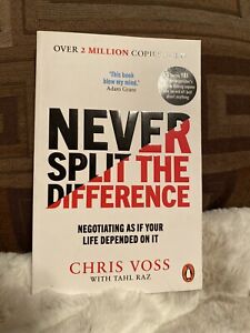 Never Split the Difference(Paperback)-ByChris Voss(Author)English Free Shipping.