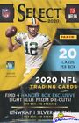 2020 Panini Select Football EXCLUSIVE HANGER Box-4 LIGHT BLUE PRIZM DIE-CUTS!