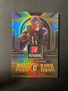 2023 Gold Standard Gold Rush Darnell Mooney Laundry Tag Patch 1/1 Bears Falcons