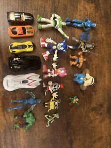 Vintage Random Toy Lot. Different Eras, Properties, Characters And Brands.