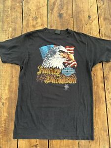 harley davidson Eagle 1985 3d emblem vintage shirt El Cajon California