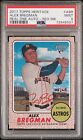 Alex Bregman 2017 Topps Heritage Real One Autograph Red Ink 05/68 MINT PSA 9