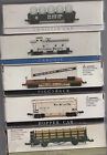 5 MICRO-TRAIN MODELS  SOUTHERN PACIFIC RR Hopper Log Piggyback  Caboose Canister