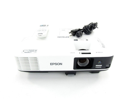 Epson 2165W PowerLite WXGA 3LCD HDMI 5500 Lumens 15,000:1 Projector w/ Remote