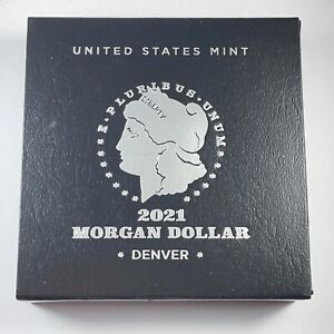2021-D Morgan Silver Dollar Denver In OGP - READ! 21XG