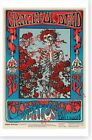 Grateful Dead Skeleton And Roses Family Dog Avalon Ballroom 1966 Concert Poster