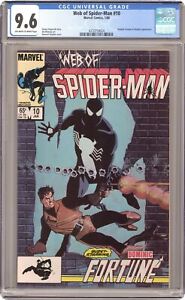 Web of Spider-Man #10 CGC 9.6 1986 4370759024
