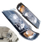 For 93 97 Toyota Corolla JDM Black Headlights Headlamps+Corner Lights Left&Right (For: Toyota Corolla)