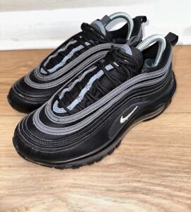 Nike Air Max 97 Womens Size 7.5 Triple Black Sneakers Youth 6Y Shoes 921522-011