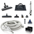 Prolux 30 Foot Central Vacuum Hose Kit w Turbo Nozzles Tools and Extendable Wand