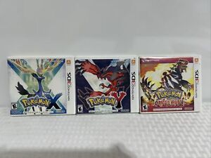 Pokemon X, Y AND OMEGA RUBY NINTENDO 3DS GAME CASES ONLY. NO GAMES.