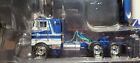 1/64 DCP by FIRST GEAR Blue & White Peterbilt 352 Cabover/ Matching 40' Reefer
