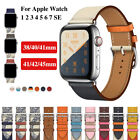 Genuine Leather Band For Apple Watch Series 9 8 7 6 5 4 3 44/45/41 iWatch Strap