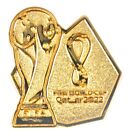 FIFA 2022 World Cup Qatar Trophy Two-Tone Gold Pin - 1.25