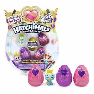 Hatchimals CollEGGtibles, Royal Multipack with 4 & Accessories (Styles May Vary)