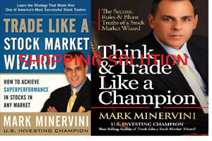 THINK TRADE LIKE A CHAMPION+STOCK MARK....MARK MINERVINI 2 BEST SELLING BOOK SET