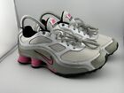 Nike Women’s Shox Turbo 9 Sneakers Running Shoes 366890-161 White/Pink Size 6Y