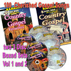 COUNTRY GOSPEL V0L-1+2 Chartbuster 5102,5103 Karaoke CDG NEW IN BOX w/ song list