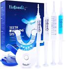 TEETH WHITENING SYSTEM - 5X LED LIGHT TOOTH WHITENER WITH 35% CARBAMIDE PEROXIDE