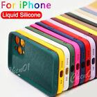 Liquid Silicone Soft Case For iPhone 14 13 11 12 Pro Max Mini X XR XS 8 Plus SE2