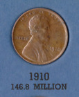 1910 1910 S Early Lincoln Wheat Cent set break