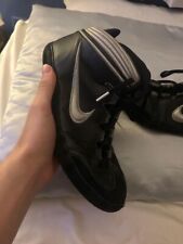 New ListingNike Cary Kolat Wrestling Shoes Black/Silver Size 8.5 Great Condition. Rare