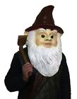 Garden Gnome Mask Fancy Dress Halloween Wizard Dwarf Midget Dwarf Fairy Tale Fun