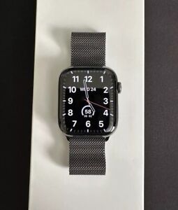 Apple Watch Series 8 45mm Graphite Stainless Steel Case GPS + Cellular Very Good