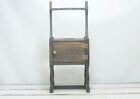 Antique/Vintage Humidor Stand Wood Smokers Cabinet Smokers Table Copper Lined