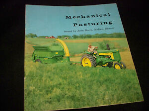 1958 John Deere Mechanical Pasturing Brochure Forage Harvester 630 Tractor
