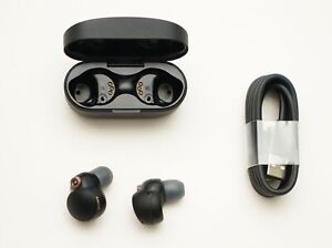 SONY WF-1000XM4 Wireless Noise Canceling In-Ear Headphones BLACK NEW BATTERIES!!