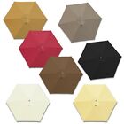 6 Ribs  8.2ft Patio Umbrella Canopy Replacement Parasol Sunshade Top Cover ONLY