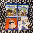 Kids Blu-ray Lot 4: The Incredibles Shrek 2 Shrek The Third Secret Life Of Pets