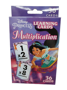 Bendon Disney Princess Flash Cards - 36 Cards - New  - Multiplication