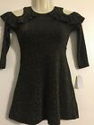 Special Editions Girls black gold glitter sparkle Party dress size Small 6-6X
