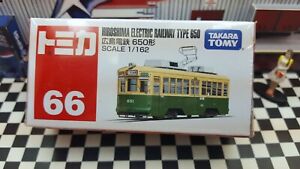 TOMICA #66 HIROSHIMA ELECTRIC RAILWAY TYPE 650 1/162 SCALE NEW IN BOX USA STOCK!