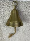 Brass Gold Tone Decorative Hanging Door Bell Chime Knotted Rope Pull 4.5