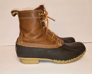 Mens Vintage L. L. Bean  Bean Brown Boots Size 8 M USA