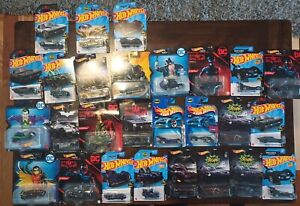HUGE BATMOBILE LOT Collection New Hot Wheels Vintage Premium Character Cars
